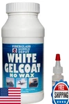Fiberglass Supply Depot White Gelcoat Quart No Wax 15CC Hardener Mekp. Fixed Price $68.26.