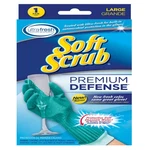 Soft Scrub 12813-16 Latex Rubber Premium Defense Gloves Large. Fixed Price $8.16.