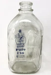 Rare Vintage Pure Flo Water San Diego Ca Bottle Half 1/2 Gallon Glass Penguin. Fixed Price $22.50.
