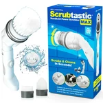 Bell And Howell 7667 Scrubtastic Max Spin Scrubber Rechargeable With 2 Brush. Fixed Price $18.95.