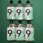 Bottles 9 Elements Liquid Dish Soap Vinegar Powered, Eucalyptus Scent 16 Fl Oz. Fixed Price $60.00.
