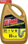 Liquid-plumr Pro-strength Clog Destroyer, Drain Cleaner, 80 Fluid Ounces. Fixed Price $11.44.
