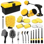 Car Detailing Set 27PCS Auto Cleaning Kit Drill Brushes Ttrcb Wash Tools. Fixed Price $51.99.
