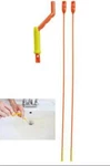 Flexisnake Drain Weasel Clog Remover With Rotating Handle Two Wands. Fixed Price $14.11.