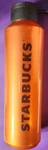 Nwt Starbucks 2024 Orange & Black Shine Wordmark Logo Strap Water Bottle Tumbler. Fixed Price $20.00.