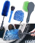 Car Wheel Cleaning Kit: And Rim Flagged Tip Brush, Bendable Barrel. Fixed Price $24.47.