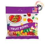 Full Box 12X Bags Jelly Belly Gourmet Bean Fruit Bowl Peg Candy 3.5OZ. Fixed Price $56.26.