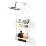 Umbra Flex Shower Caddy Maximum Storage Organizer With Hooks And Drainage System. Fixed Price $37.74.