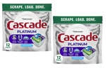 Cascade Platinum Dishwasher Pods Fresh Scent Detergent Soap 12 Count (2 Pk). Fixed Price $12.30.