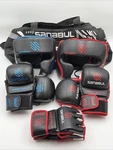 Sanabul Focus Mitts Boxing Gloves & Head Protection Set L/xl. Fixed Price $40.00.