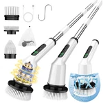 Electric Spin Scrubber Cordless 2 Speed Waterproof 3 Heads Bathroom White. Fixed Price $57.45.