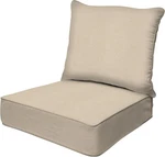Honeycomb Outdoor Heritage Deep Seat, 24 23, Textured Solid Almond Chair Cushi. Fixed Price $112.99.