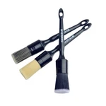 Car Detailing Brush Set - 3PCS Boar Hair, Soft No Scratch, Interior Exterior Use. Fixed Price $14.75.