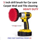 5 Inch Drill Brush For Care Carpet Wall And Tile Cleaning Heavy Duty. Fixed Price $12.99.