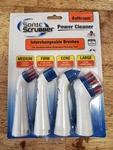New! Sonicscrubber Bathroom Cleaning 4 Interchangeable Brush Heads Tools Power. Fixed Price $10.49.