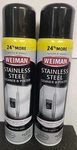 Weiman Stainless Steel Cleaner & Polish/streak-free Shine/ Lot Of 2 Cans. Fixed Price $17.99.