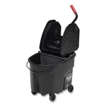 Rubbermaid? Commercial Executive Wavebrake Down-press Mop Bucket, Black, 35 Quar. Fixed Price $340.76.