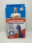 Mr Clean Latex Gloves Loving Hands Extra Long Premium Size Large Purple 1 Pair. Fixed Price $10.63.