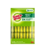 Scotch-brite Heavy Duty Scrub Sponges 24 Ct Individually Wrapped Cleaning Pads. Fixed Price $24.97.