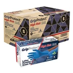 Gripprotect High Risk 14 Mil Latex Exam Gloves - GP5901, GP5902, GP5903, GP5904. Fixed Price $149.98.