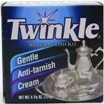 New Twinkle 525005 Silver Cleaner Polish Anti Tarnish Cream. Fixed Price $5.99.