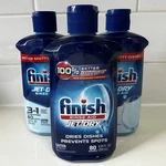 3 Bottles Finish Jet-dry Rinse Aid Dishwasher Drying Agent 8.25 Oz Each. Fixed Price $21.00.