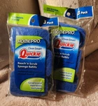 Lot Of 162KE Quickie Homepro Reach Scrub Dishwand Sponge 3PK Refills. Fixed Price $6.00.