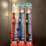 Coastal Safe Cat Adjustable Snag-proof Nylon Breakaway Collar Lot 3 New. Fixed Price $10.99.