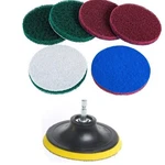 Duoshida 4 Inch Drill Powered Brush Tile Scrubber Scouring Pads Cleaning Kit,.... Fixed Price $15.87.