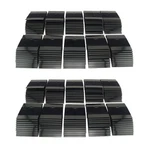 100 Black Flocked Jewelry Cards Earring Necklace Display Hang Holder Pack. Fixed Price $12.95.