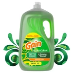 Gain Ultra Dishwashing Liquid Soap, Original Scent, 90 Fl Oz. Fixed Price $13.99.