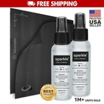 Optipak Sparkle Anti-reflective Safe Lens Cleaner Spray Kit. Fixed Price $7.99.