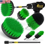 6PACK Drill Brush Power Scrubber Cleaning Extended Long Attachment Set All. Fixed Price $18.04.