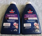 Lot 2 Piece Bissell 8OZ. Multi-surface Wood, Tile, & Area Rug Formula Cleaners. Fixed Price $18.39.