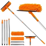 67" Squeegee Window Cleaner 2 1 Rotatable Cleaning Tool Kit With Ex.... Fixed Price $23.72.