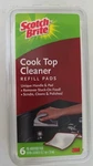 Scotch Brite Cook Top Cleaner Refill Pads 6 New. Fixed Price $22.99.