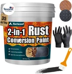 2 1 Rust Converter Metal Primer 34.9OZ Heat Resistant Stop Paint. Fixed Price $45.86.