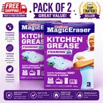 Mr Clean Magic Eraser Kitchen Grease Foamy Sponge 3 Count 2 Pack Fresh. Fixed Price $19.99.