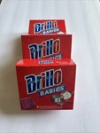 Three Boxes Brillo Basics Steel Wool Soap Pads, Small Size (total 24 Count ). Fixed Price $10.95.