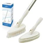 Qaestfy Shower Scrubber Cleaning Brush Combo Bath Tub Tile Cleaner. Fixed Price $23.95.