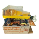 Rare Marx Rattlin' Gattlin' Shootin' Gallery #2710 1976 Game W/box Wild West Gun. Fixed Price $124.99.