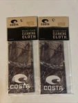 2X Costa Del Mar Microfiber Cleaning Cloth For Sunglasses Realtree Xtra. Fixed Price $12.00.