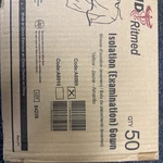 Amd Ritmed Isolation(examination) Gowns Yellow A-8009 M/l Disposable 50/BOX. Fixed Price $10.00.