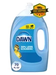 Dawn Ultra Liquid Dish Soap, Original Formula, Grease-fighting, 70 Oz. Fixed Price $14.95.