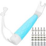 Fullmaypro Top-snapper Tool For Canvas Snaps,boat Cover Sky Blue. Fixed Price $23.99.