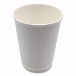 Boardwalk DW12HCUPPK Oz Double-walled Paper Hot Cups White (25/PK) New. Fixed Price $17.69.