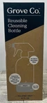 Grove Co. Reusable Glass Cleaning Bottle Polished Gray Silicone Sleeve 16 Oz Nib. Fixed Price $13.99.