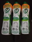 3 Scrub Daddy Cif Cleanboost Cream Smart Crystal Tech 21OZ (K7). Fixed Price $28.00.