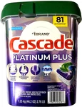 Cascade Platinum Plus Dishwasher Detergent Pods Fresh Scent 81 Actionpacks. Fixed Price $41.94.