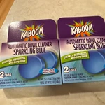New!! Kaboom Automatic Toilet Bowl Cleaner & Deodorizes S.blue 2TABS/BOX(2 Ct). Fixed Price $15.99.